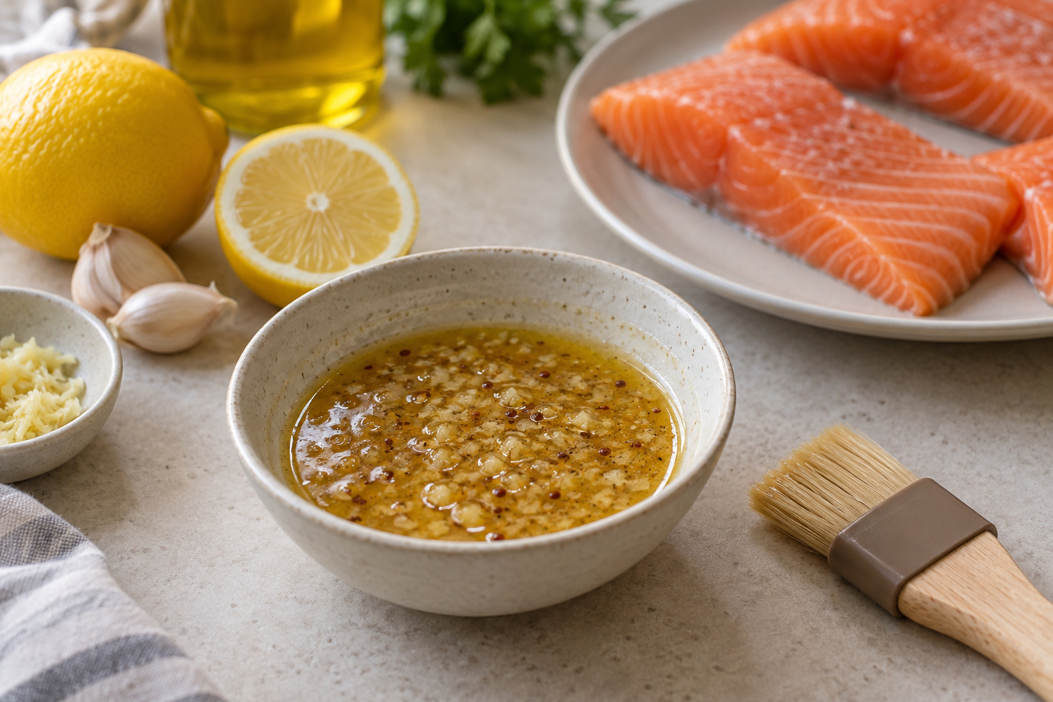 Step 2: Prepare the fish and glaze
